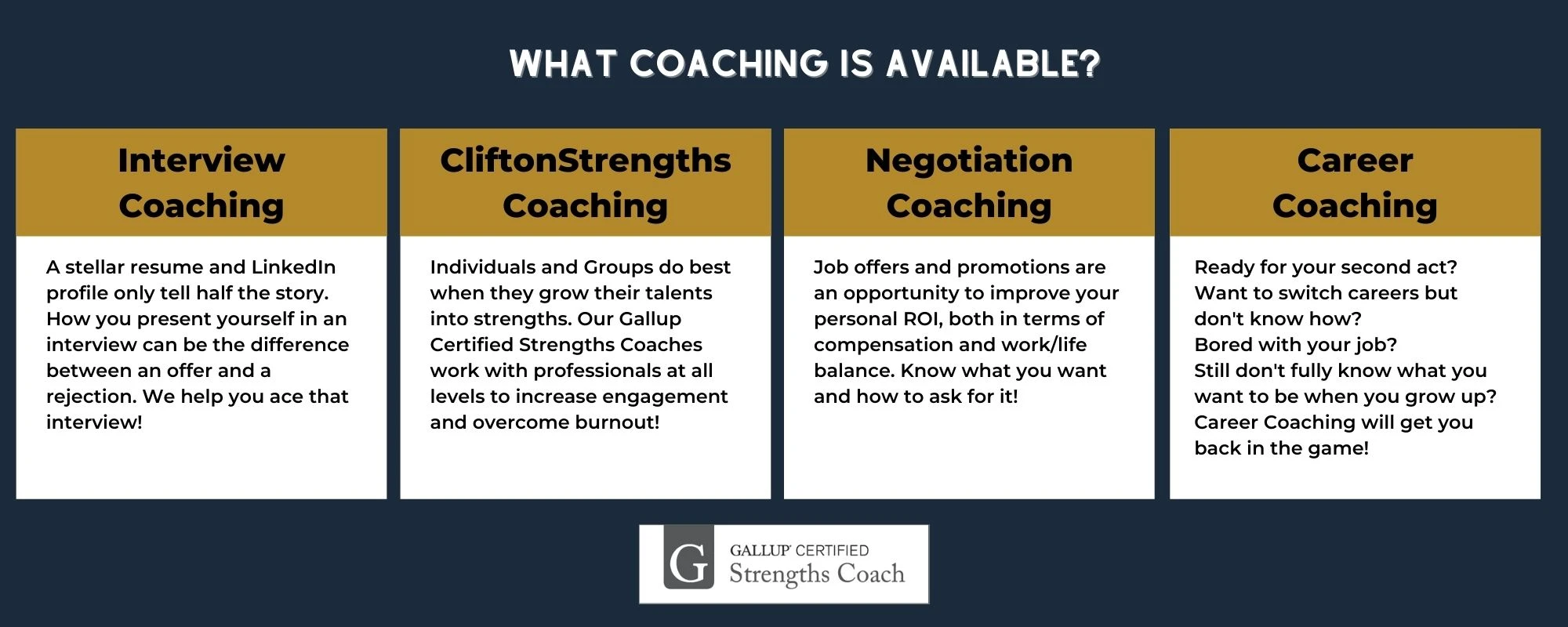 Types of Career Coaching